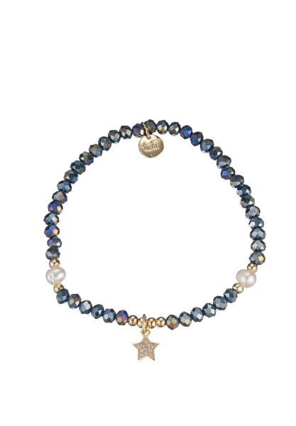 Leslii Armband Kristel Stern Kristall Blau
