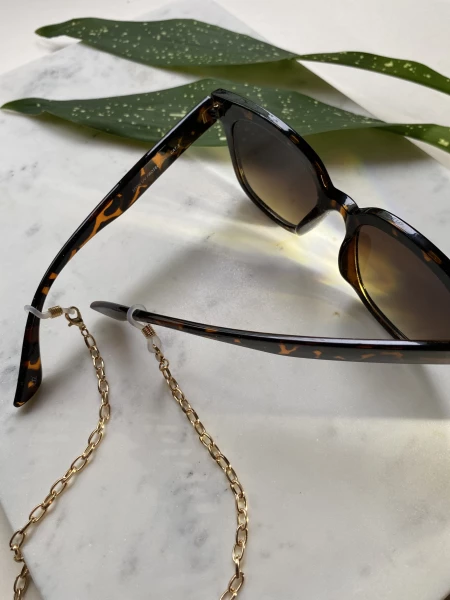 Leslii Brillenkette Gliederkette Gold Leslii Brillenkette Gliederkette Gold