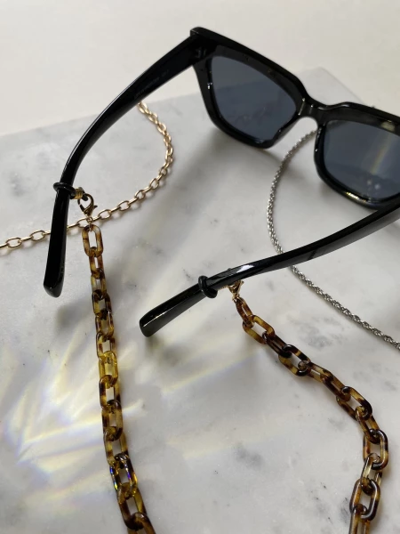 Leslii Brillenkette Horn Look Leslii Brillenkette Horn Look