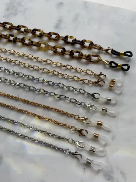 Leslii Brillenkette Twisted in Gold Leslii Brillenkette Twisted in Gold