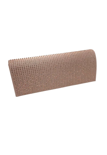 Leslii Clutch Handtasche Glitzer Steinchen in Nude
