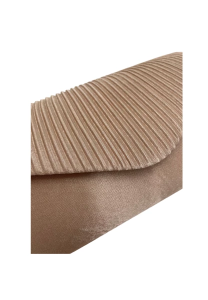 Leslii Clutch Handtasche Schimmer In Beige