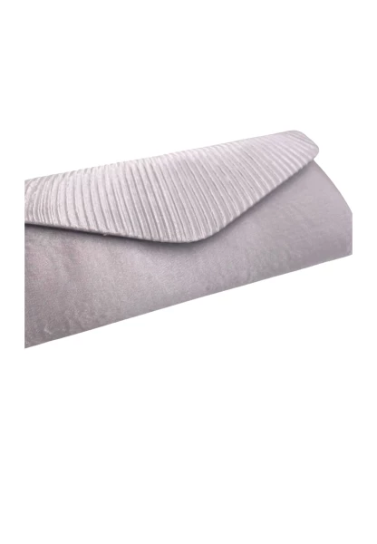 Leslii Clutch Handtasche Schimmer In Grau