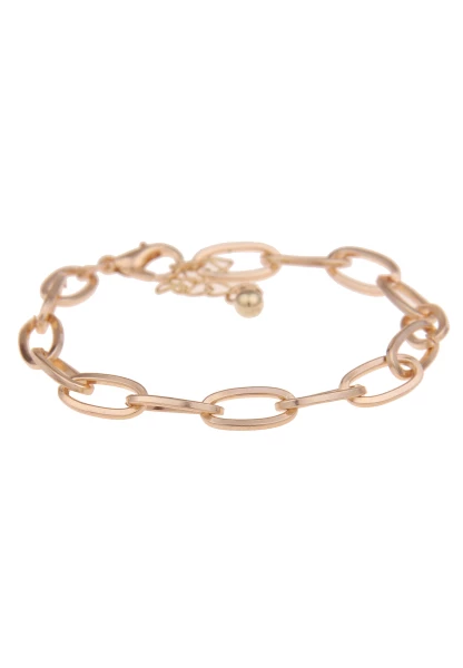 Leslii Damen-Armband XXL-Set Glieder-Armband Statement Herz Modeschmuck-Armband Gold