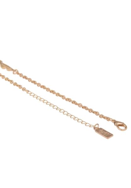 Leslii Damen-Kette Matt Look Collier Mattierte Glieder-Kette Goldene Modeschmuck-Kette Gold