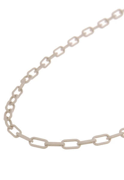 Leslii Damen-Kette Statement Panzer-Kette Layering Glieder-Kette Modeschmuck-Kette Gold Grau