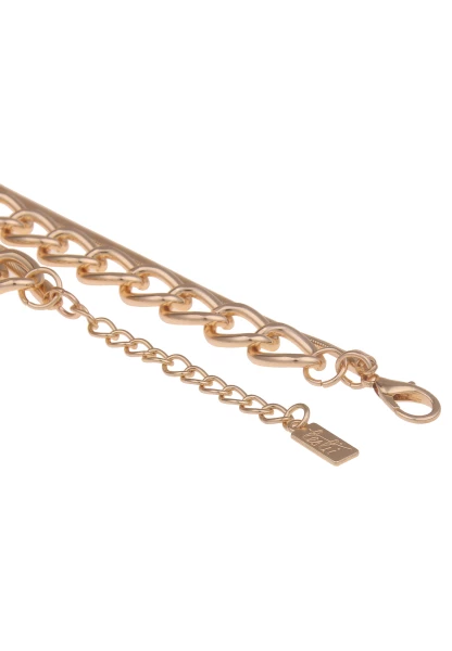 Leslii Damen-Kette Statement Panzer-Kette Layering Glieder-Kette Goldene Modeschmuck-Kette Gold