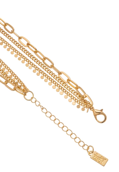 Leslii Dreifache Gliederkette Gold