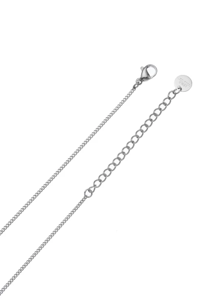 Leslii Edelstahl-Kette Herzen Silber