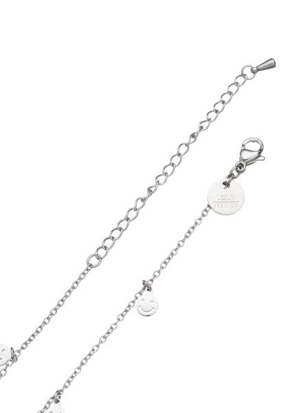 Leslii Fußkettchen Smiley Aus Edelstahl