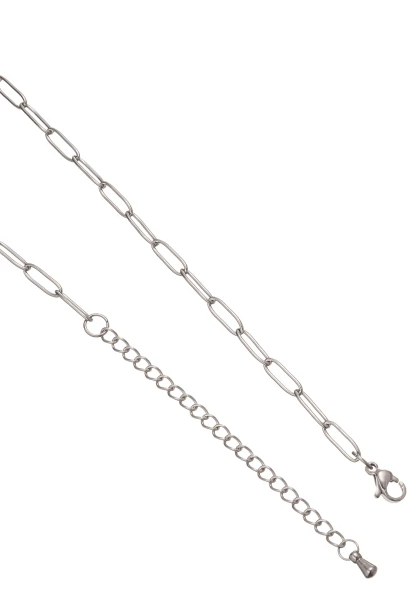 Leslii Gliederkette Aus Edelstahl Mit Muschelstücken