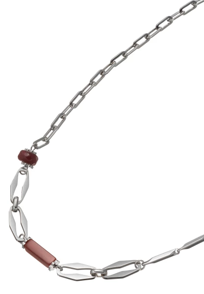 Leslii Gliederkette Aus Edelstahl Mit Natursteinen