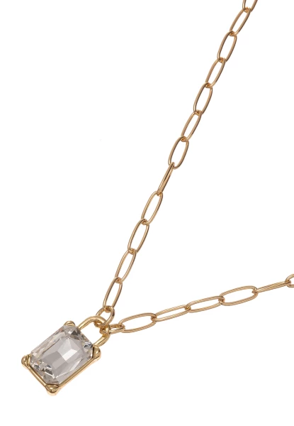 Leslii Gliederkette Mit Glaskristall Gold