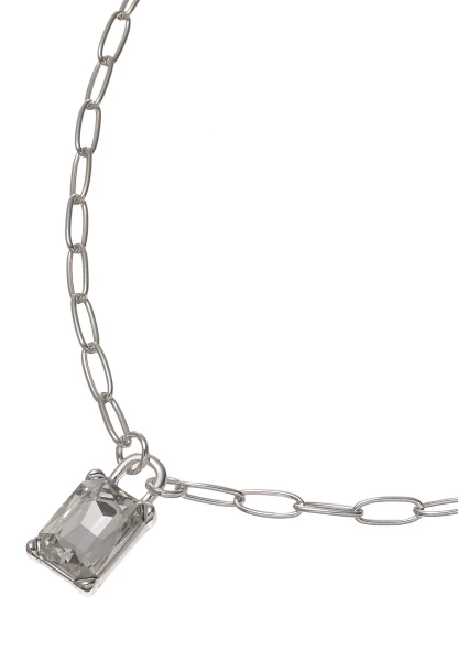 Leslii Gliederkette Mit Glaskristall Silber