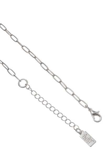 Leslii Gliederkette Mit Glaskristall Silber