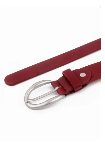 Leslii Gürtel Muster-Look In Rot