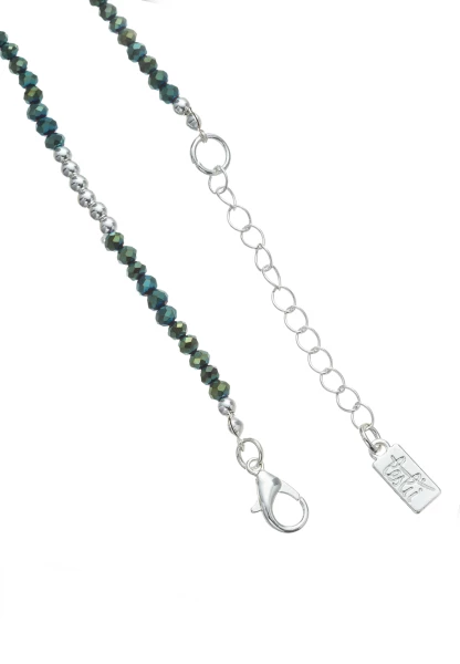 Leslii Halskette Lebensbaum Grün