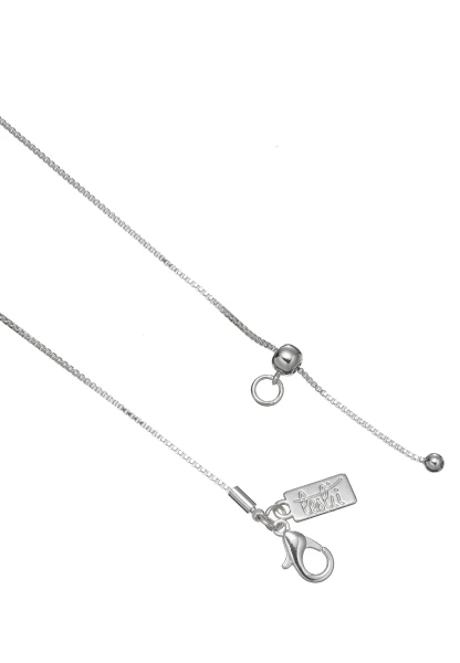 Leslii Halskette Lock Silber