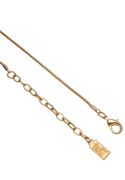 Leslii Halskette Mit Grünem Anhänger