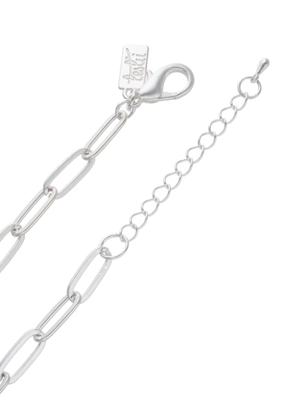 Leslii Halskette Natursteine Silber