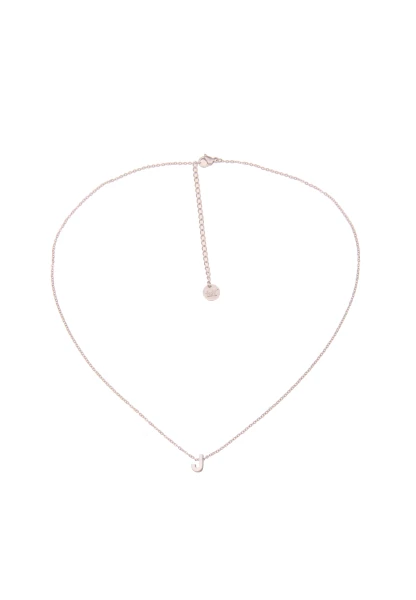 Leslii Kette Buchstaben-Kette "J" silberfarben aus Edelstahl