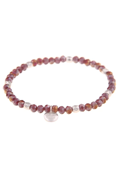 Leslii Kristallarmband Set Rotbraun