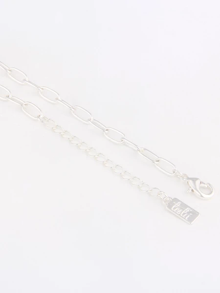 Leslii Kurze Damen Kette Engelsflügel Und Strass Besondere Gliederkette Länge 42,5cm