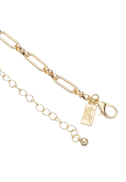 Leslii Kurze Halkette Pink Gold