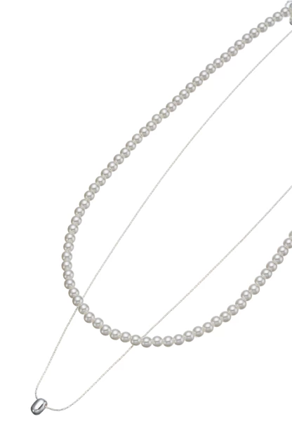 Leslii Kurze Halskette - 01/silber