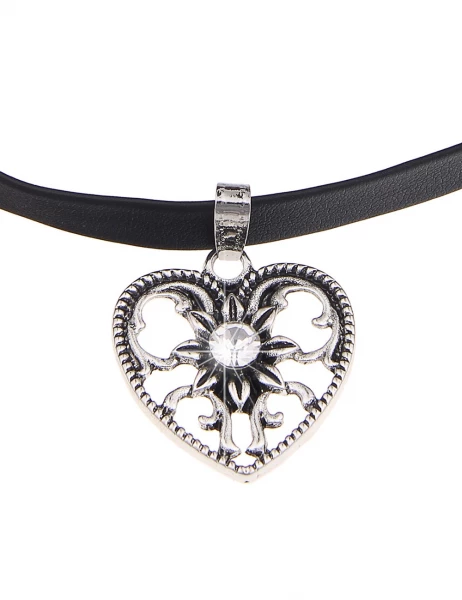 Leslii Kurze Halskette - 09/schwarz