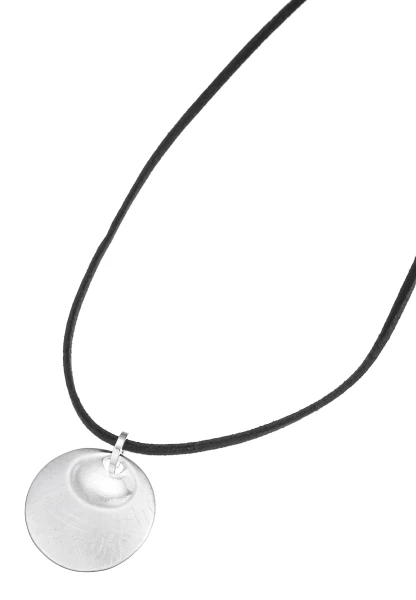 Leslii Kurze Halskette Band Scheibenanhänger