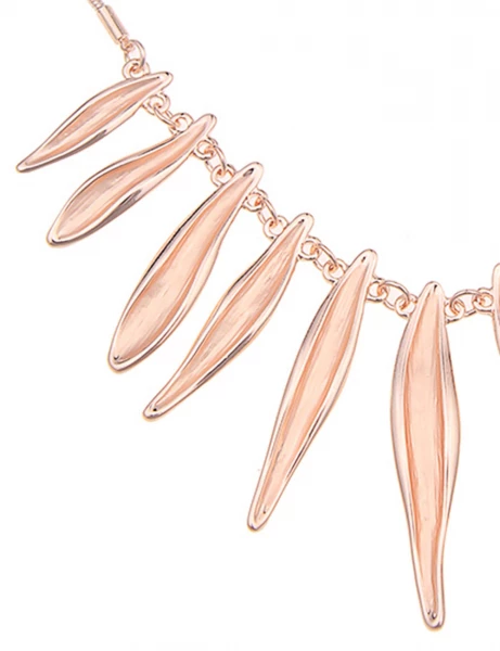 Leslii Kurze Halskette Business-Look In Rosé