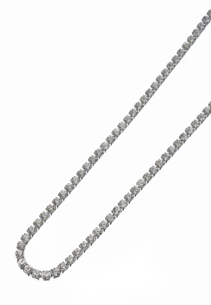 Leslii Kurze Halskette Choker Mit Strasssteinen