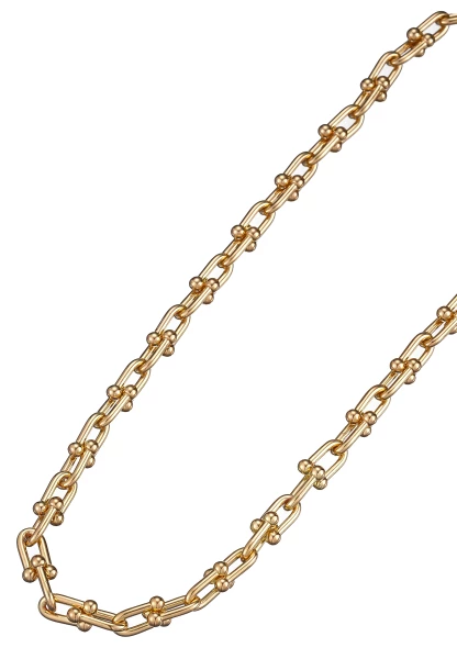 Leslii Kurze Halskette Glieder Collier Gold