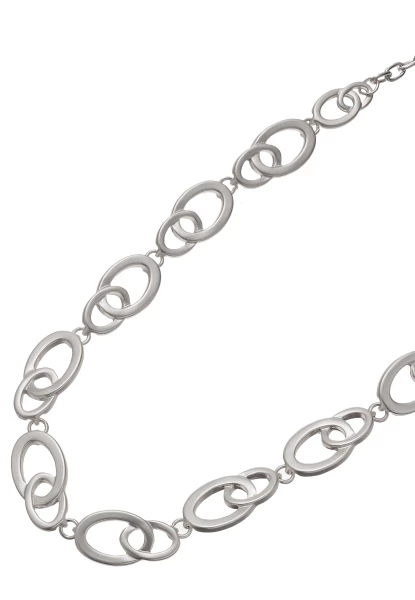 Leslii Kurze Halskette Glieder Collier Silber