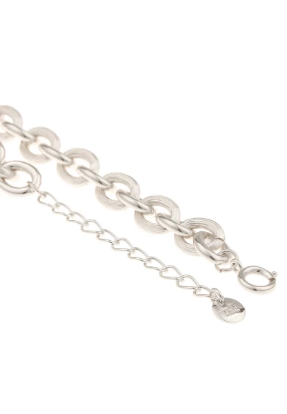 Leslii Kurze Halskette Glieder Collier Silber