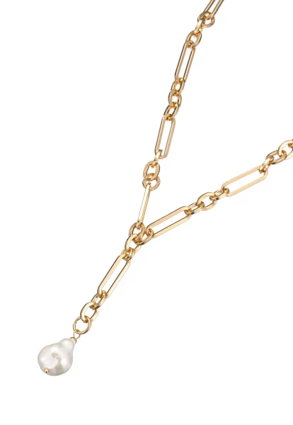 Leslii Kurze Halskette Gliedermix Perle