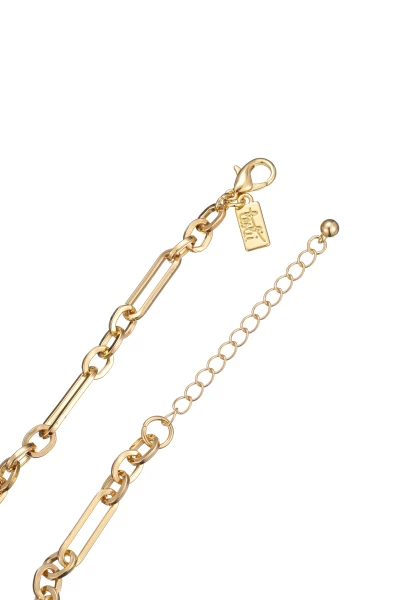 Leslii Kurze Halskette Gliedermix Perle