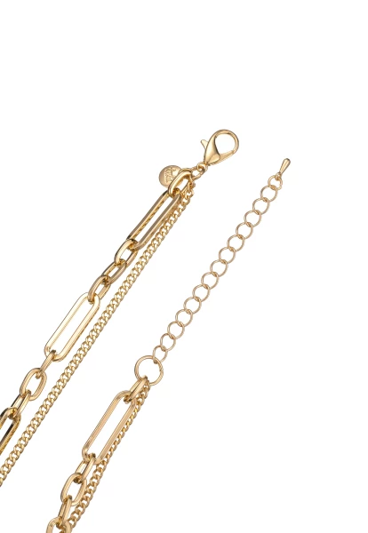 Leslii Kurze Halskette Herz-Kette Layering Gold