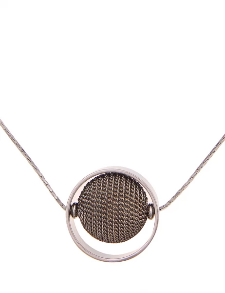 Leslii Kurze Halskette Ketten-Kugel In Silber Gold