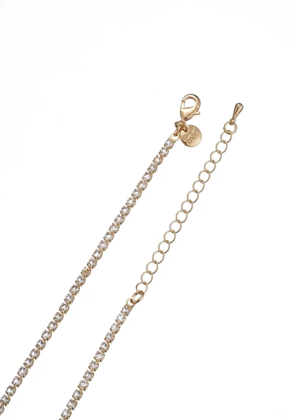 Leslii Kurze Halskette Kristallglieder Stern