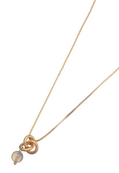 Leslii Kurze Halskette Mit Schleifenanhänger