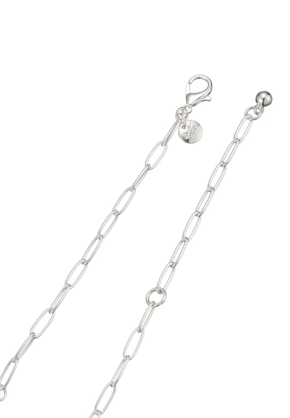 Leslii Kurze Halskette Stein Kugeln In Silber Rosa