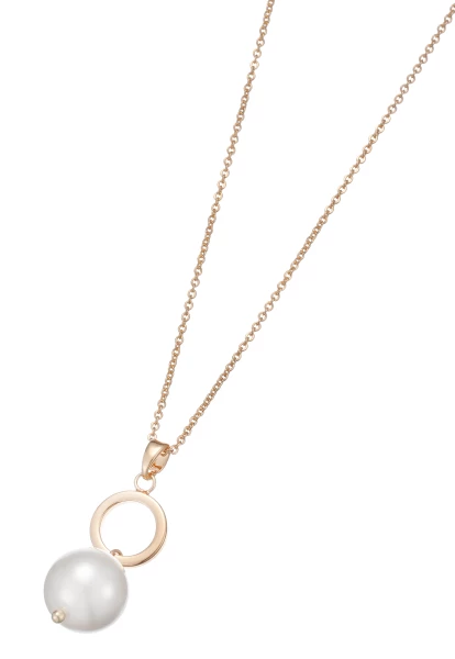 Leslii Kurze Halskette Süßwasserperle Ring