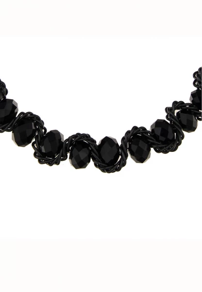 Leslii Kurze Kette Geo Wire - 09/schwarz