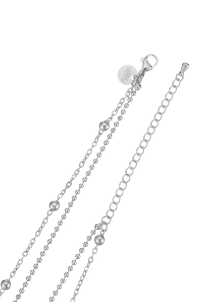 Leslii Kurze Kette Layering Kugeln Silber
