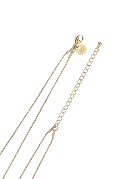 Leslii Kurze Kette Layering Würfel Gold