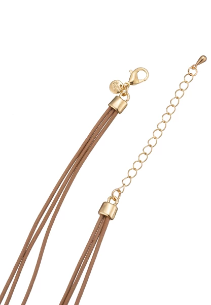 Leslii Kurze Kette Match Braun