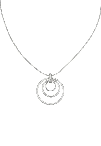 Leslii Kurze Kette Ring Anhänger Silber