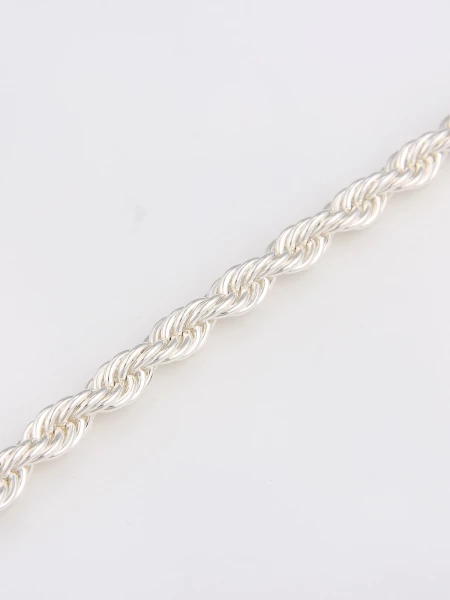 Leslii Kurze Kette Swirl Silber